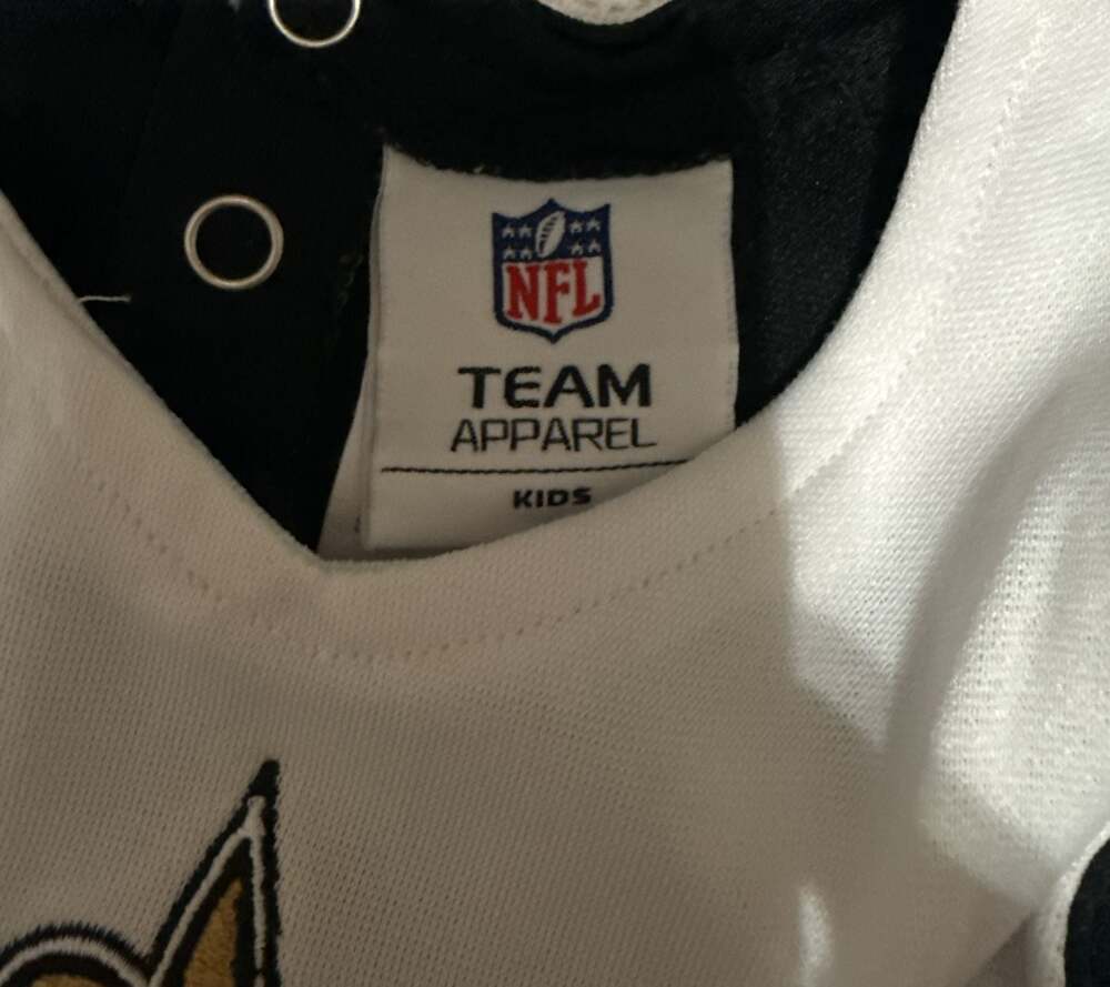 18m NFL Team Apparel New Orleans Saints Toddler Cheer Dress